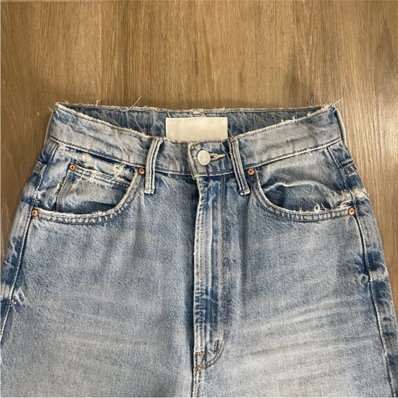 Mother High Waisted Tunnel Vision Sneak Jeans - Picture 3 of 6